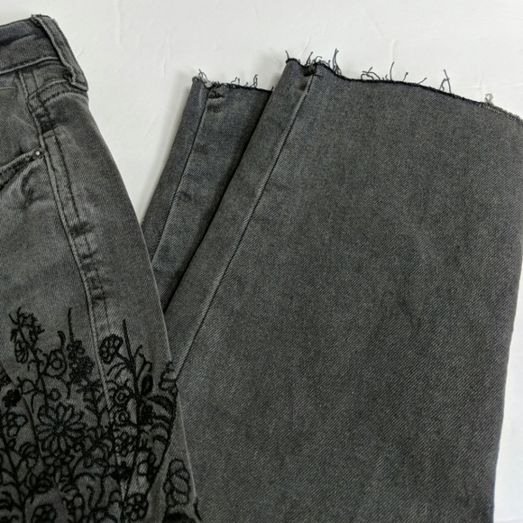 Free People Embroidered Girlfriend Jeans - Picture 5 of 5